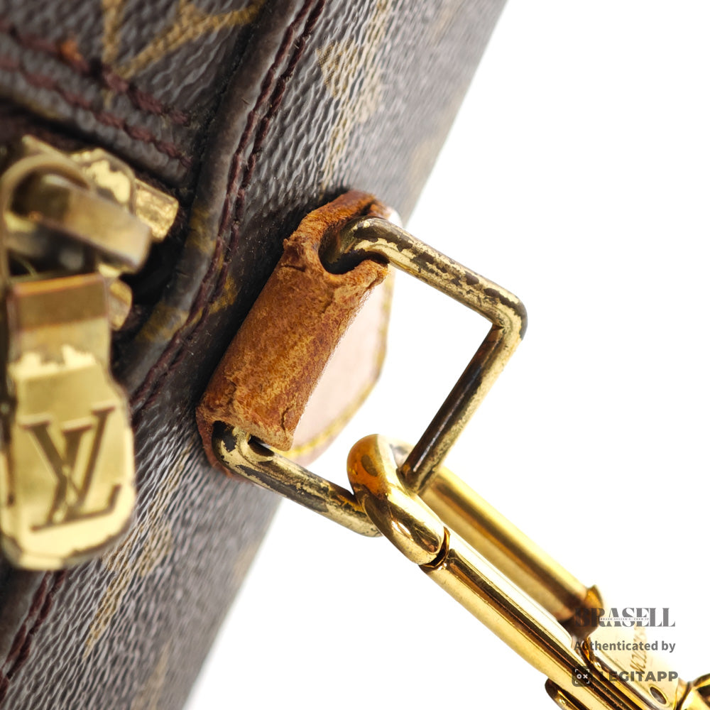 LOUIS VUITTON Blois Monogram Canvas Brown Shoulder Bag M51221 【ImportFeeFREE】