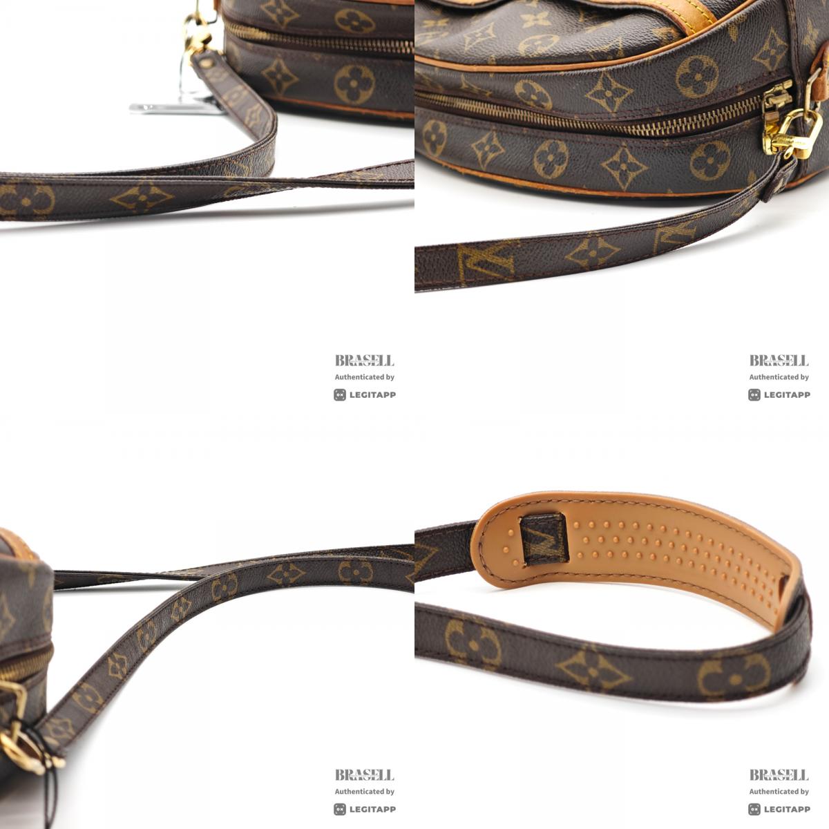 LOUIS VUITTON Blois Monogram Canvas Brown Shoulder Bag M51221 【ImportFeeFREE】