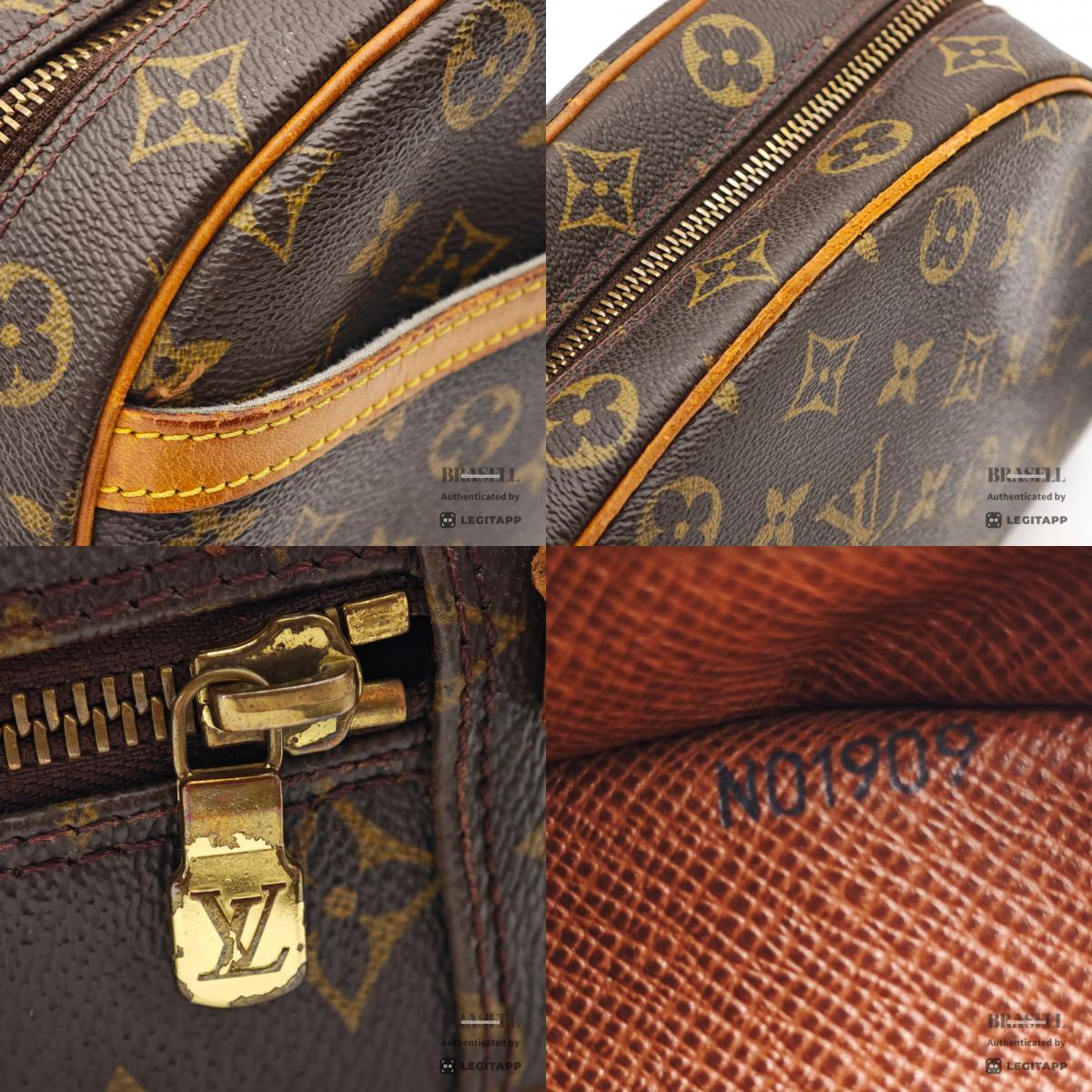 LOUIS VUITTON Blois Monogram Canvas Brown Shoulder Bag M51221 【ImportFeeFREE】