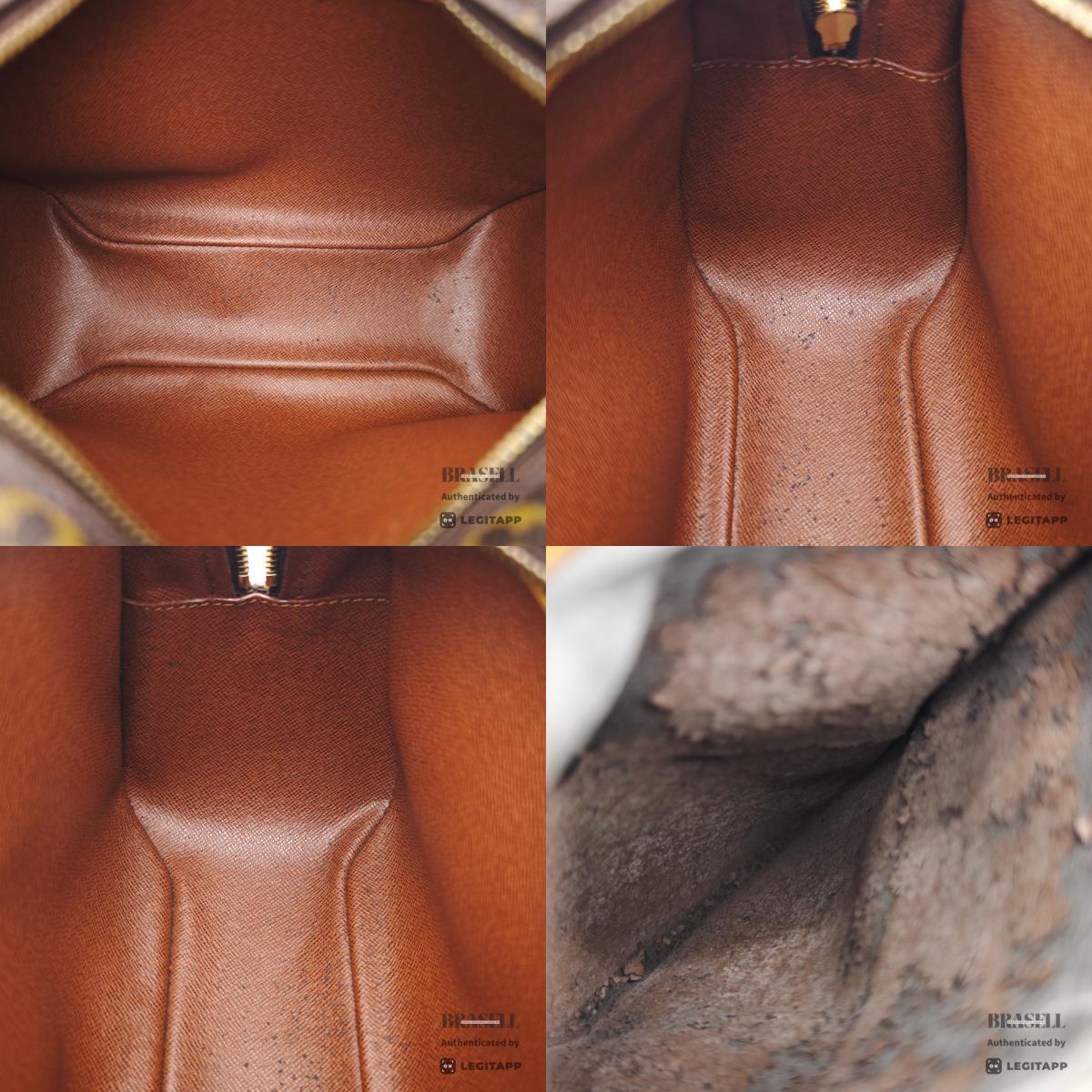 LOUIS VUITTON Blois Monogram Canvas Brown Shoulder Bag M51221 【ImportFeeFREE】