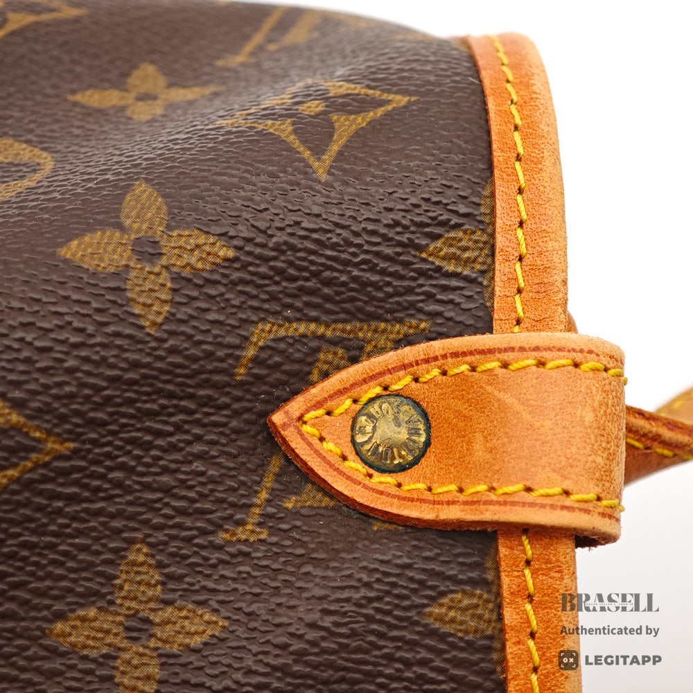 LOUIS VUITTON Saumur 30 Monogram Canvas Brown Shoulder Bag 【ImportFeeFREE】
