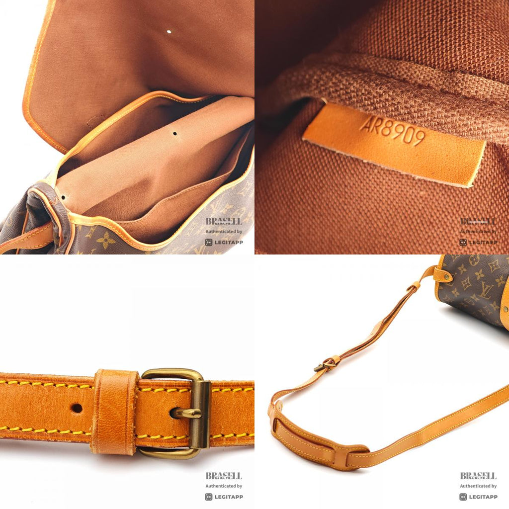 LOUIS VUITTON Saumur 30 Monogram Canvas Brown Shoulder Bag 【ImportFeeFREE】