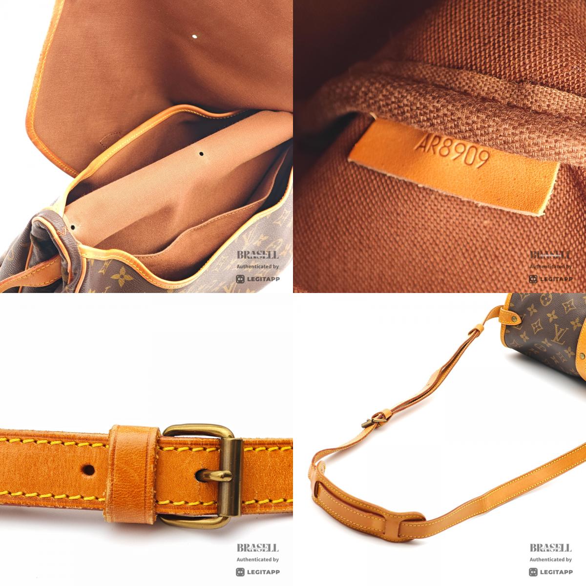 LOUIS VUITTON Saumur 30 Monogram Canvas Brown Shoulder Bag 【ImportFeeFREE】