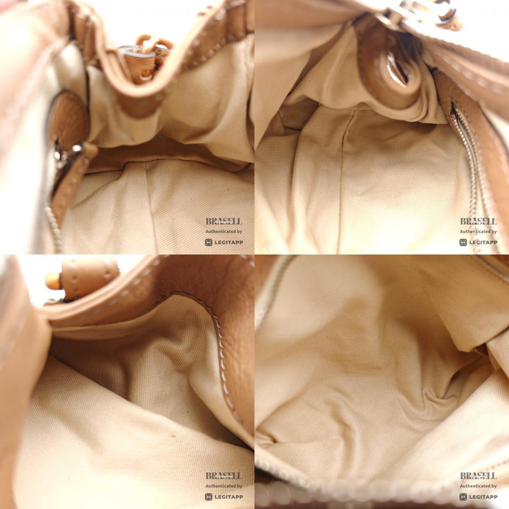 Chloé Mini Paddington Beige Leather Handbag Hardware【ImportFeeFREE】