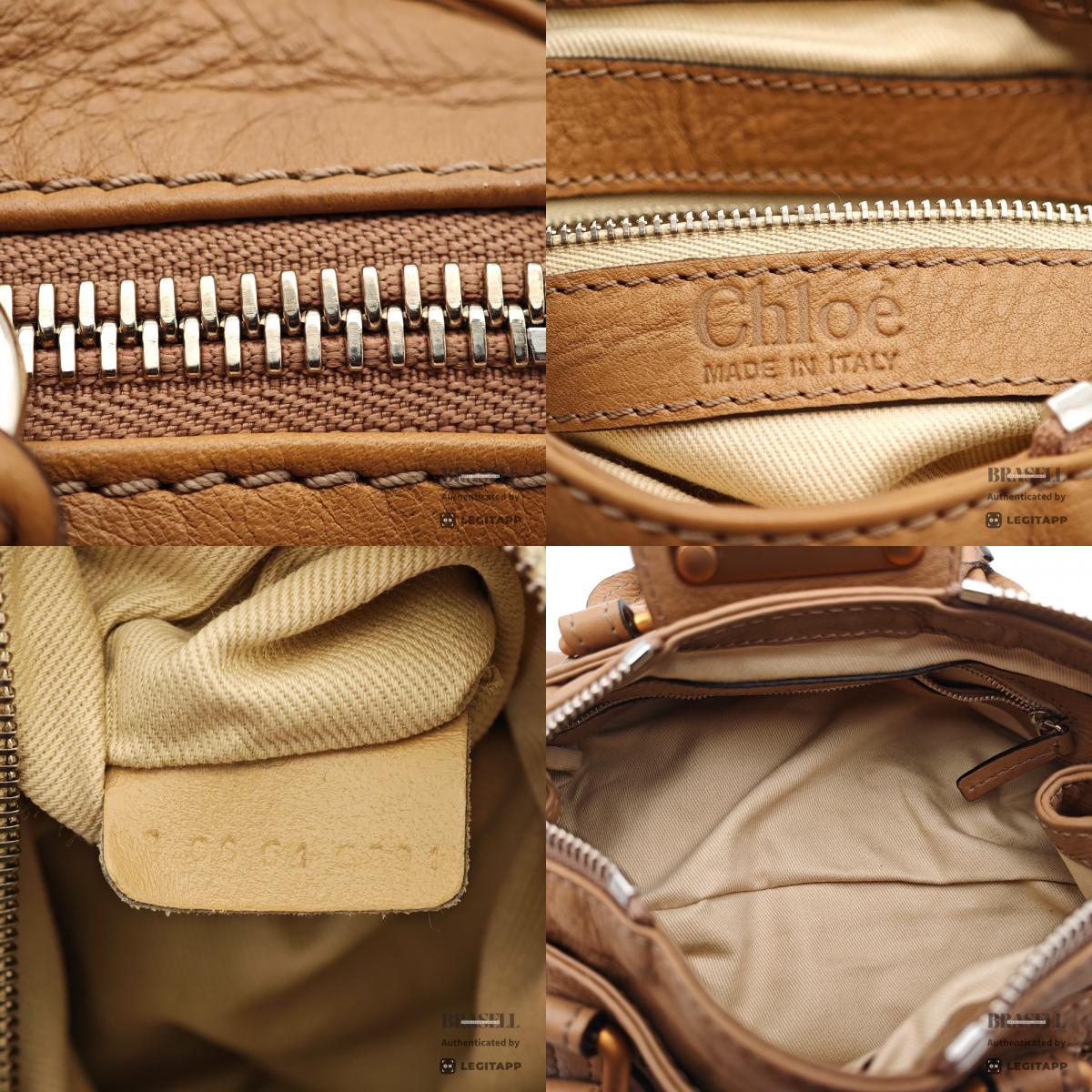Chloé Mini Paddington Beige Leather Handbag Hardware【ImportFeeFREE】