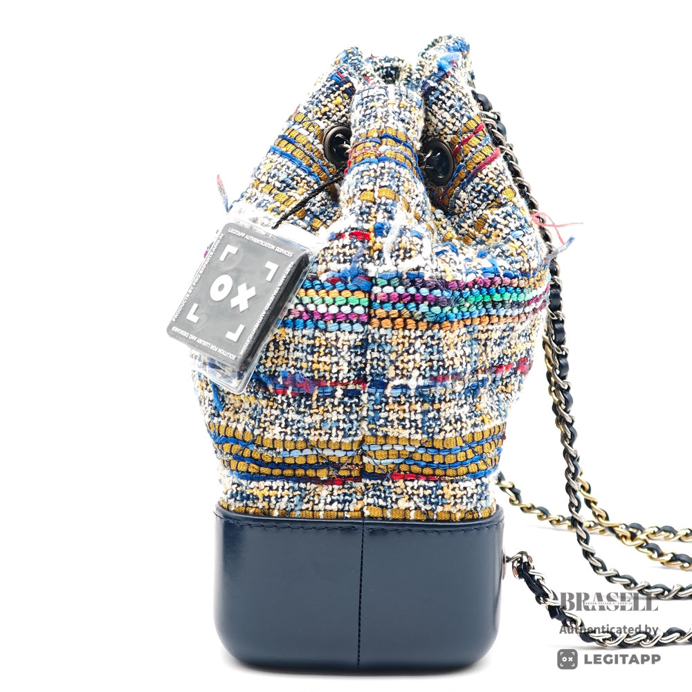 CHANEL Gabrielle Fringe Tweed Cotton Backpack 【ImportFeeFREE】