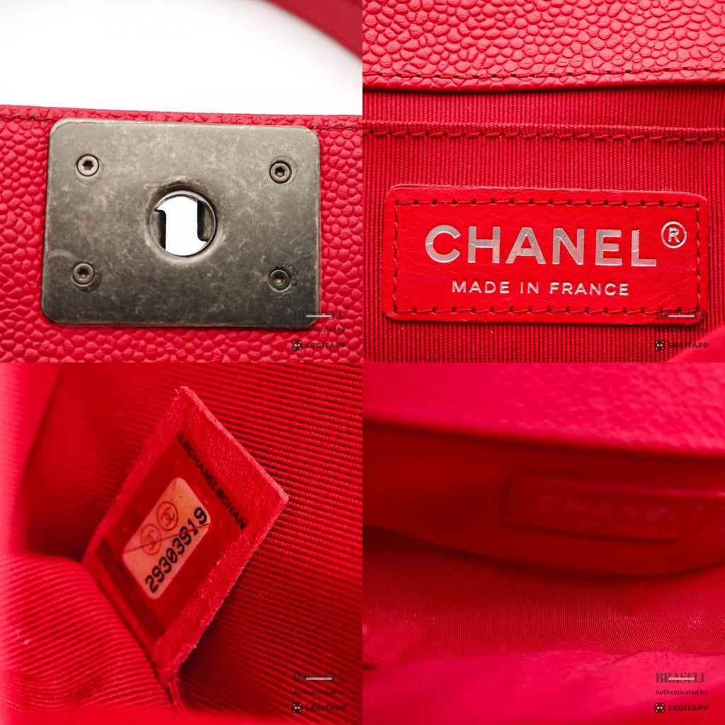 CHANEL Boy Chanel Chevron Leather Chain Shoulder Bag 【ImportFeeFREE】