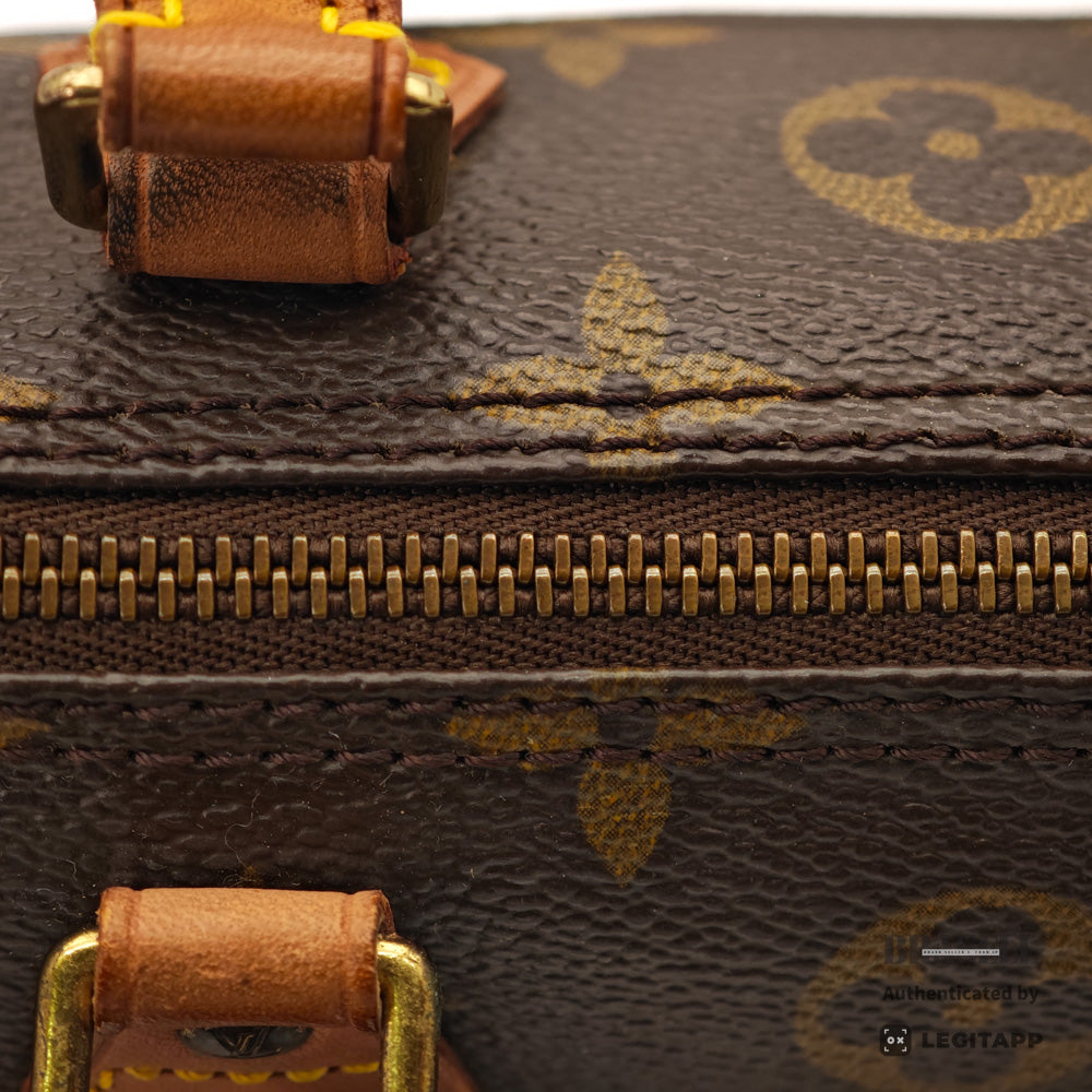 LOUIS VUITTON Mini Speedy Monogram Canvas Brown Hand Bag 【ImportFeeFREE】