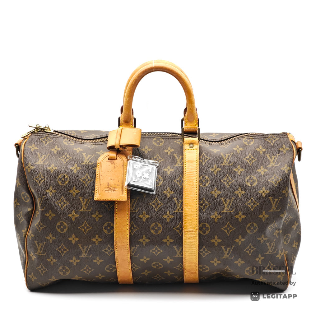 LOUIS VUITTON Keepall45 Monogram Canvas Brown Boston Bag M41418【ImportFeeFREE】