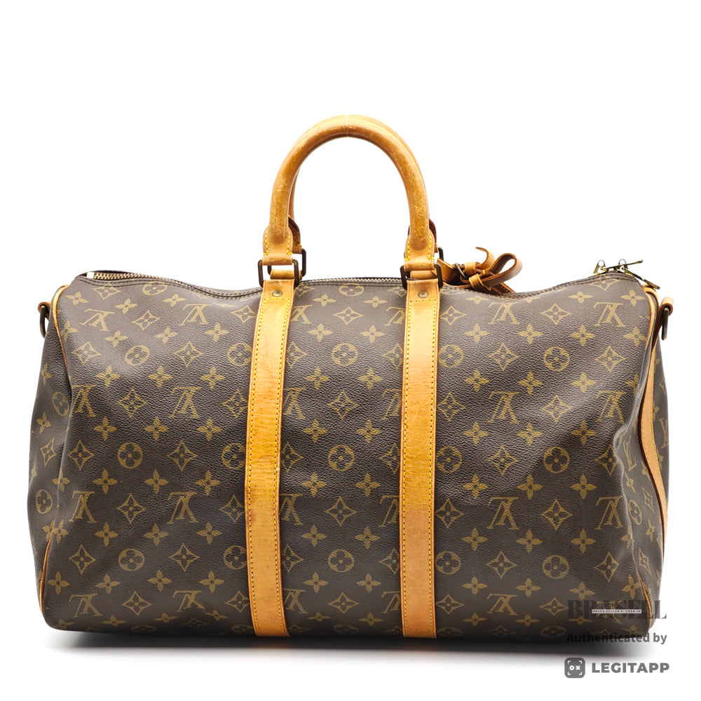 LOUIS VUITTON Keepall45 Monogram Canvas Brown Boston Bag M41418【ImportFeeFREE】