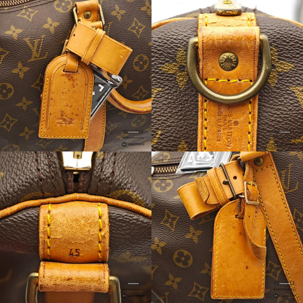 LOUIS VUITTON Keepall45 Monogram Canvas Brown Boston Bag M41418【ImportFeeFREE】