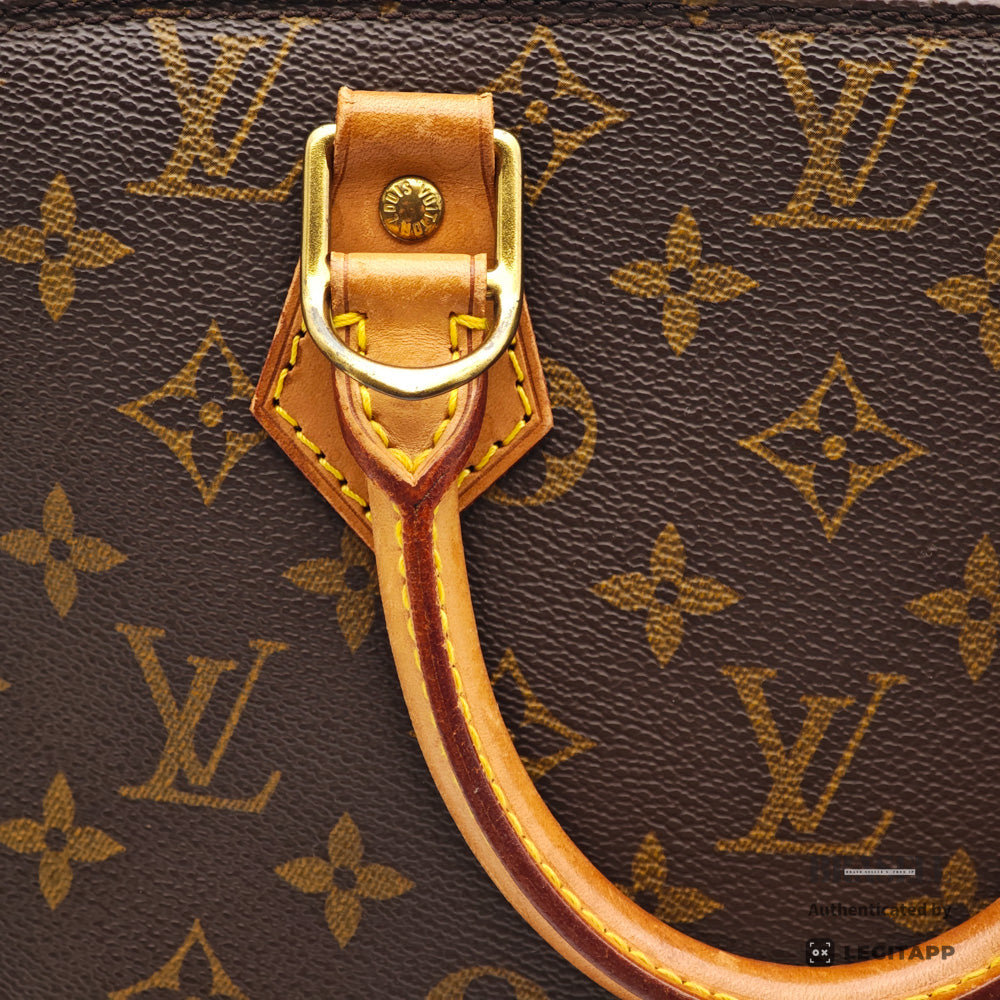 LOUIS VUITTON Alma PM Monogram Canvas Brown Hand Bag M53151 【ImportFeeFREE】