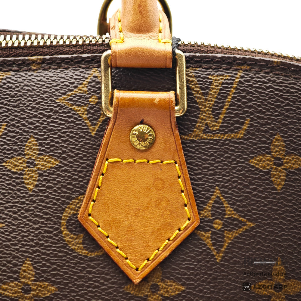 LOUIS VUITTON Alma PM Monogram Canvas Brown Hand Bag M53151 【ImportFeeFREE】