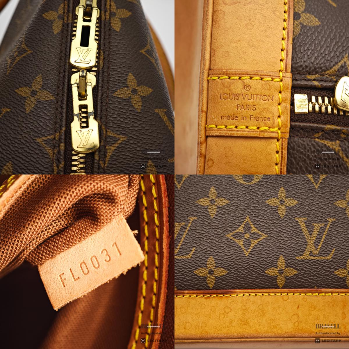 LOUIS VUITTON Alma PM Monogram Canvas Brown Hand Bag M53151 【ImportFeeFREE】