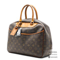 LOUIS VUITTON Deauville Monogram Canvas Brown Hand Bag M47270 【ImportFeeFREE】