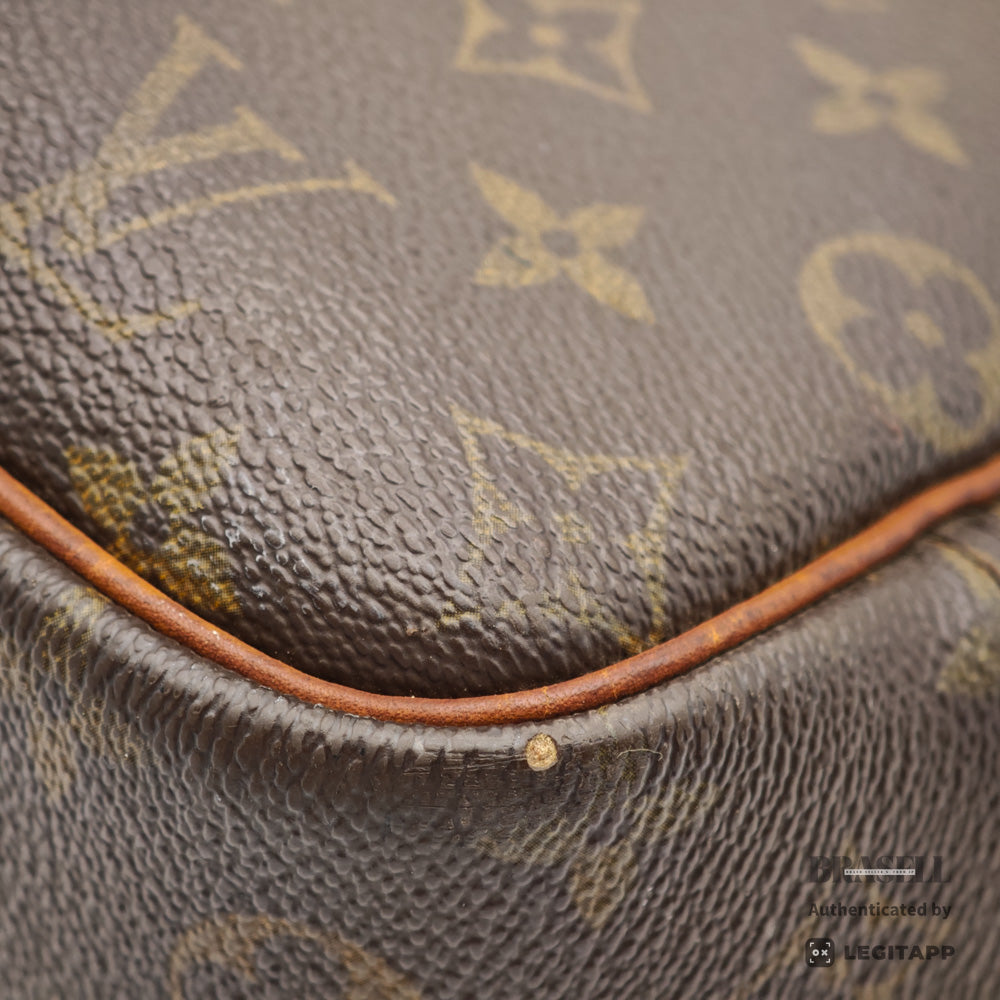 LOUIS VUITTON Deauville Monogram Canvas Brown Hand Bag M47270 【ImportFeeFREE】