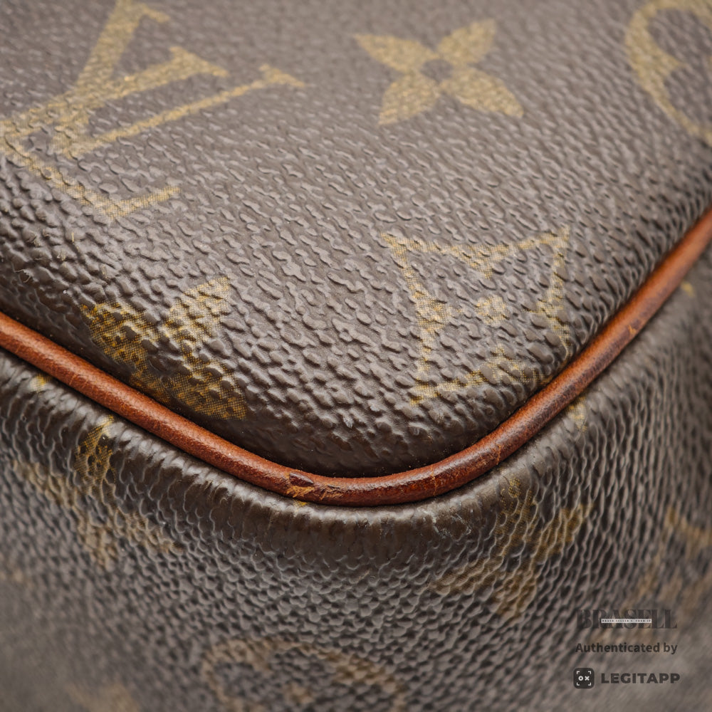 LOUIS VUITTON Deauville Monogram Canvas Brown Hand Bag M47270 【ImportFeeFREE】