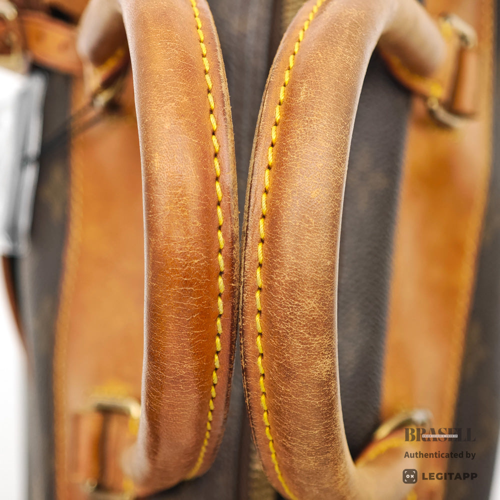 LOUIS VUITTON Deauville Monogram Canvas Brown Hand Bag M47270 【ImportFeeFREE】