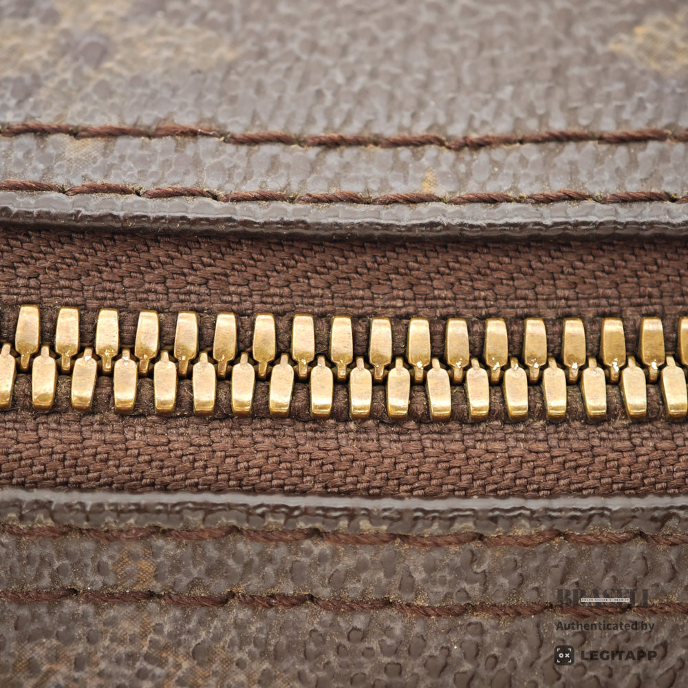 LOUIS VUITTON Deauville Monogram Canvas Brown Hand Bag M47270 【ImportFeeFREE】