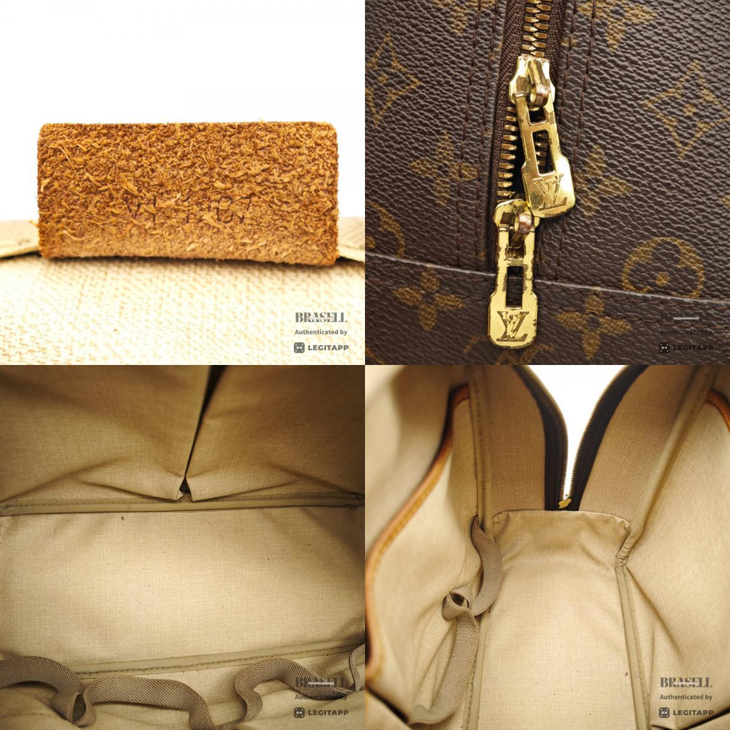 LOUIS VUITTON Deauville Monogram Canvas Brown Hand Bag M47270 【ImportFeeFREE】