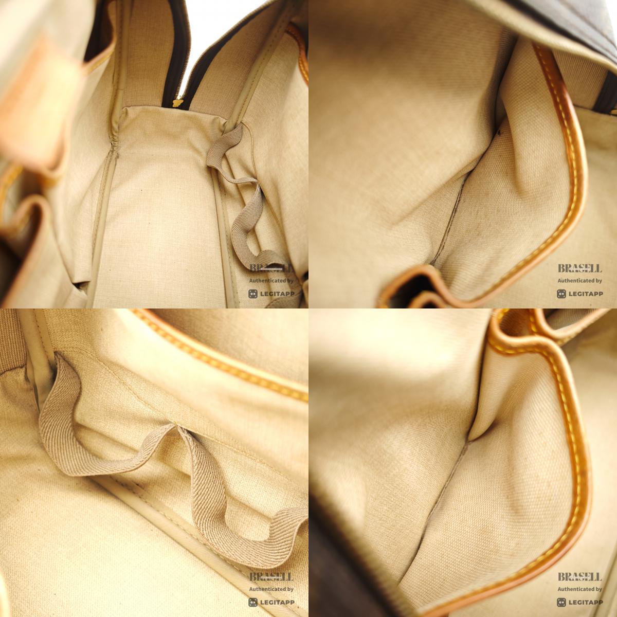 LOUIS VUITTON Deauville Monogram Canvas Brown Hand Bag M47270 【ImportFeeFREE】