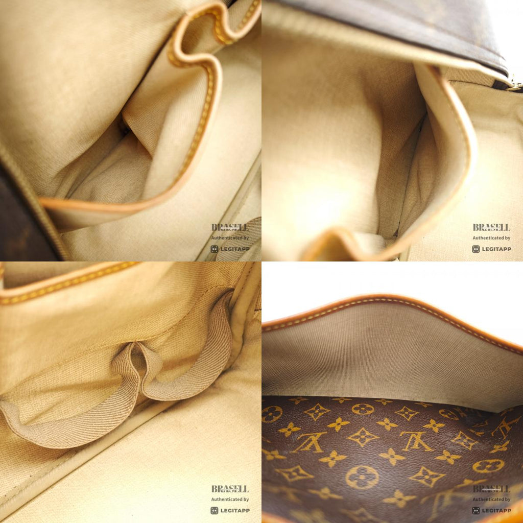 LOUIS VUITTON Deauville Monogram Canvas Brown Hand Bag M47270 【ImportFeeFREE】