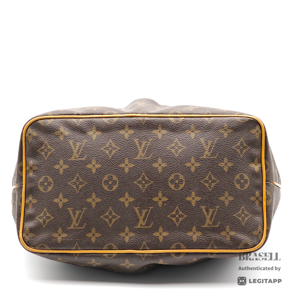 LOUIS VUITTON Palermo PM Monogram Canvas M40145 Brown Tote Bag 【ImportFeeFREE】