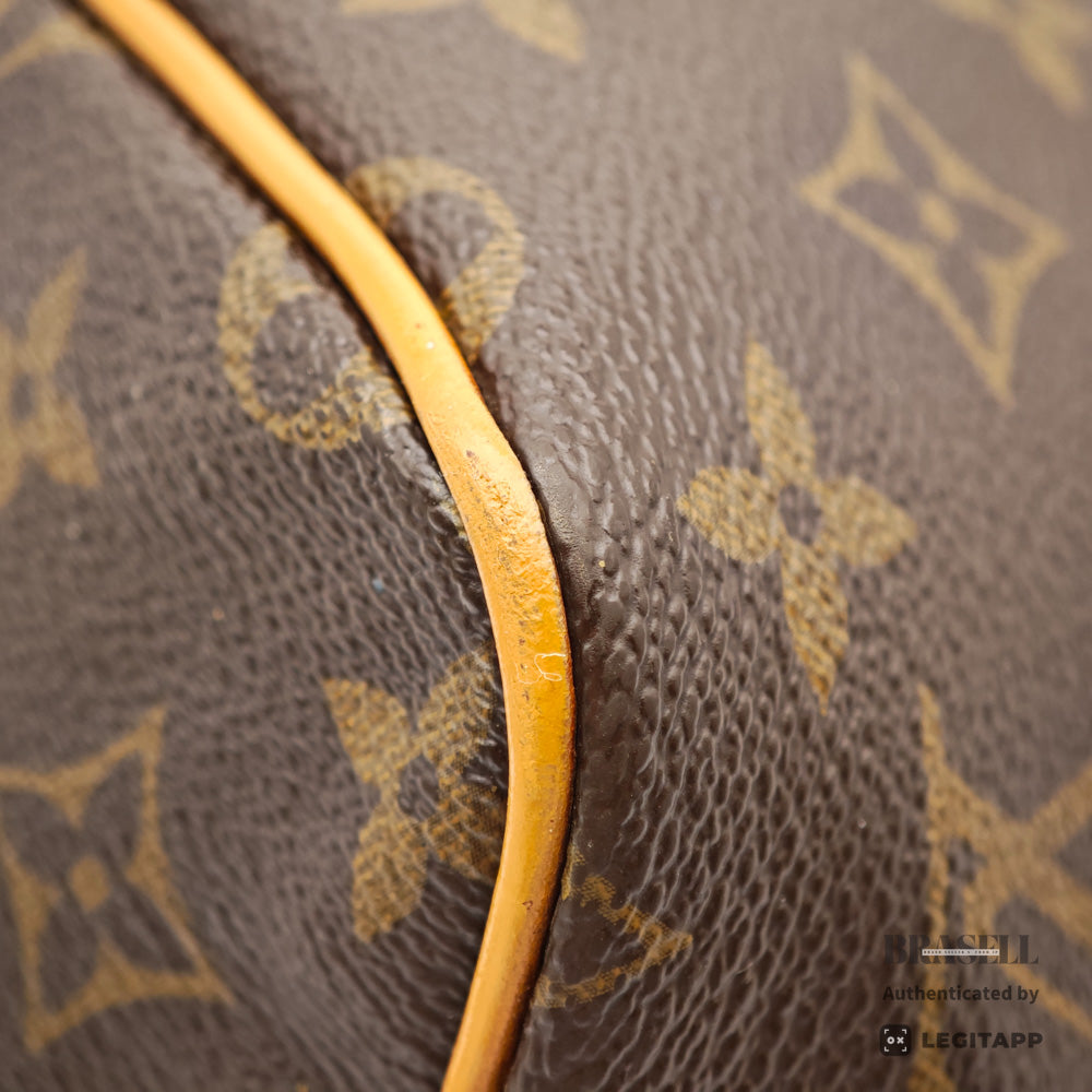LOUIS VUITTON Palermo PM Monogram Canvas M40145 Brown Tote Bag 【ImportFeeFREE】