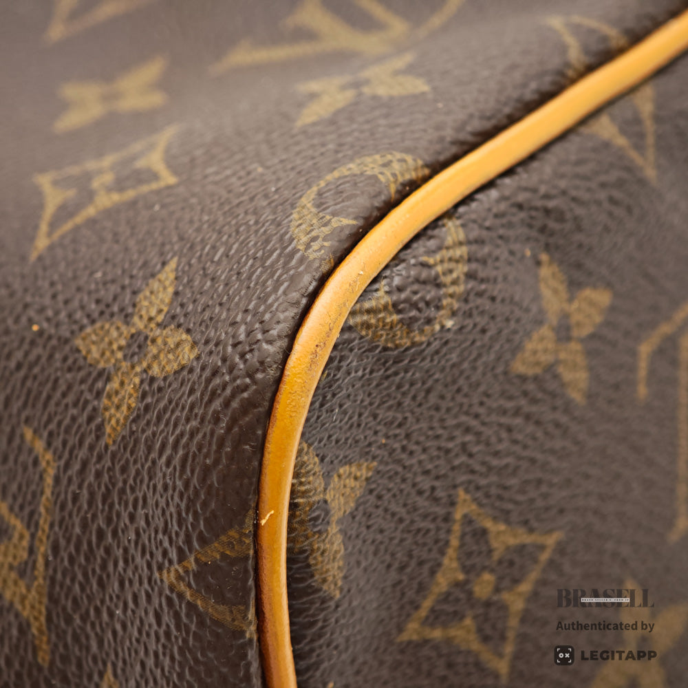 LOUIS VUITTON Palermo PM Monogram Canvas M40145 Brown Tote Bag 【ImportFeeFREE】
