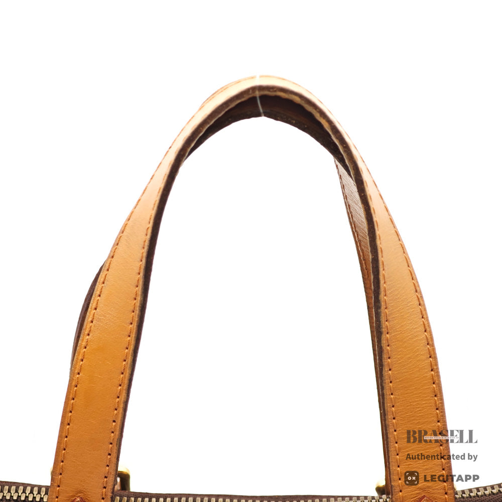 LOUIS VUITTON Palermo PM Monogram Canvas M40145 Brown Tote Bag 【ImportFeeFREE】