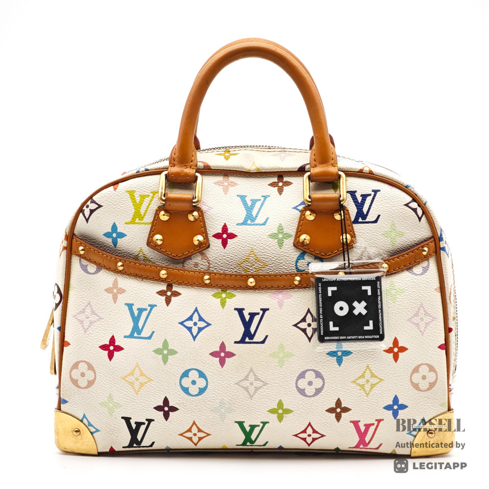 LOUIS VUITTON TrouvilleMonogram MulticolorCanvas HandBag M92663【ImportFeeFREE】