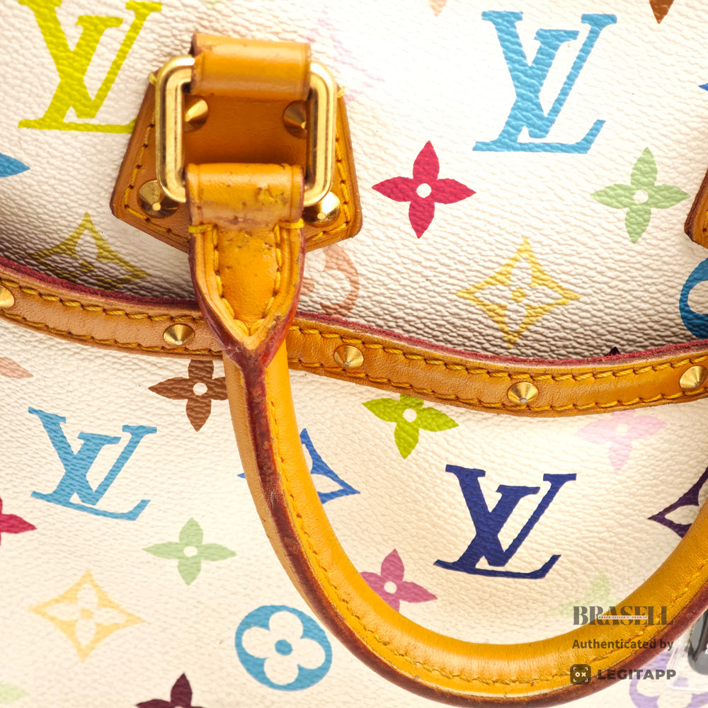 LOUIS VUITTON TrouvilleMonogram MulticolorCanvas HandBag M92663【ImportFeeFREE】