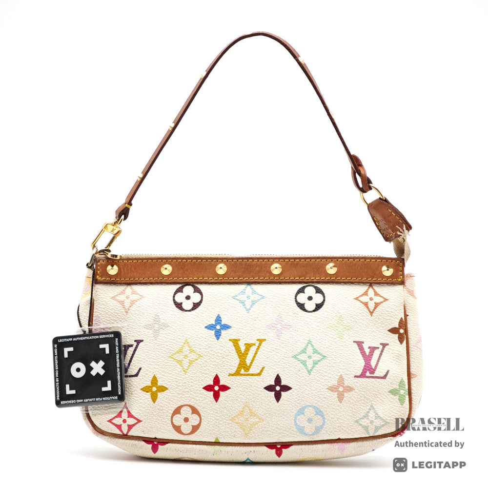 LOUIS VUITTON Pochette Accessoires Monogram M92649 hand Bag【ImportFeeFREE】