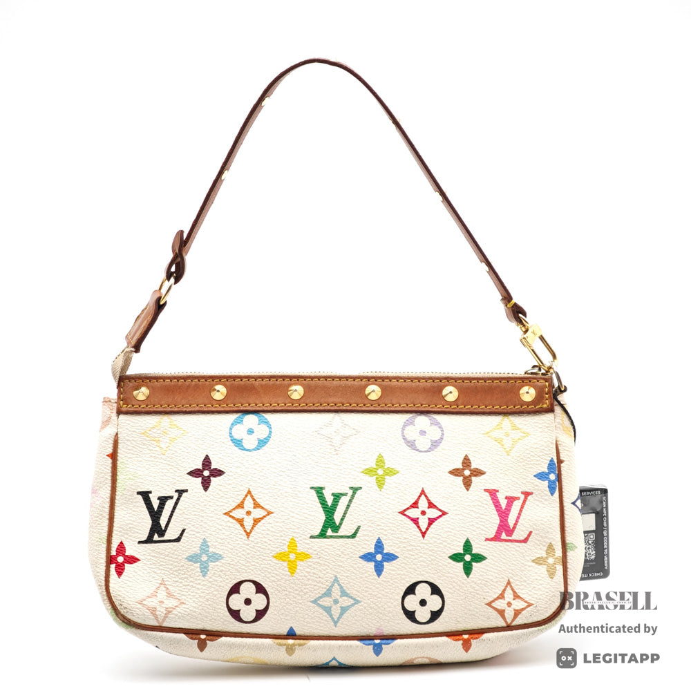 LOUIS VUITTON Pochette Accessoires Monogram M92649 hand Bag【ImportFeeFREE】