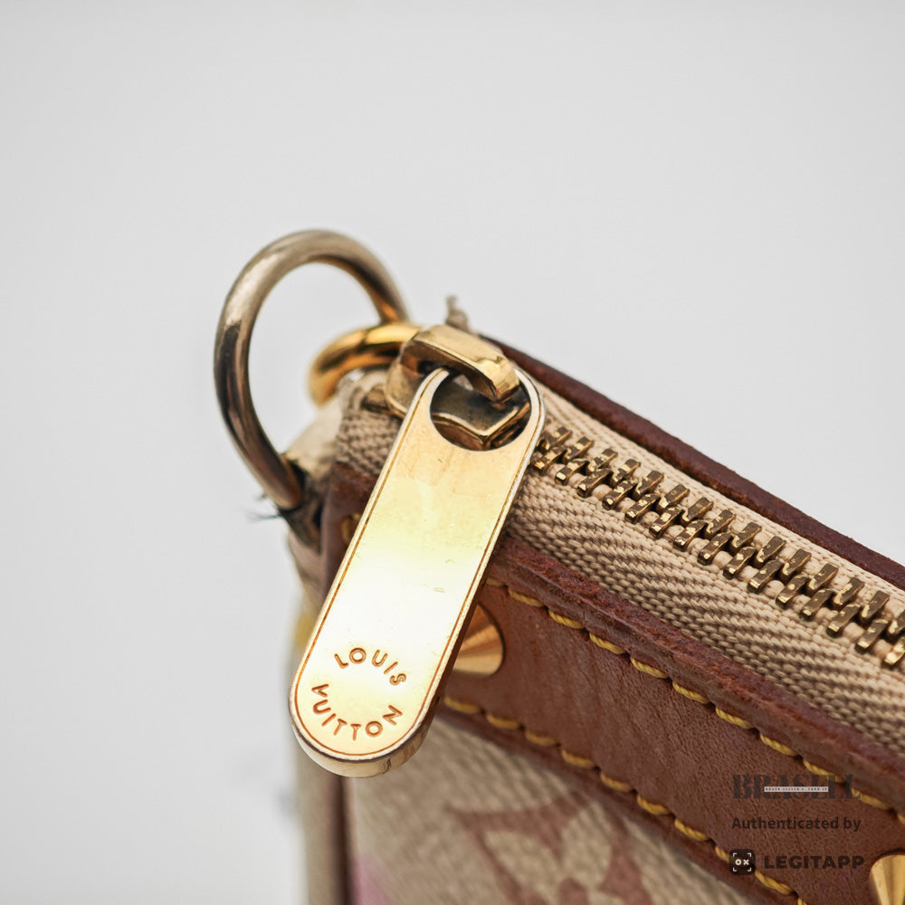 LOUIS VUITTON Pochette Accessoires Monogram M92649 hand Bag【ImportFeeFREE】