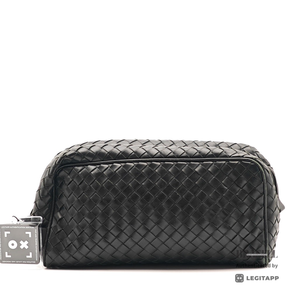 BOTTEGA VENETA Leather Clutch Bag 【ImportFeeFREE】