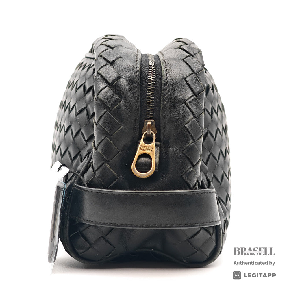 BOTTEGA VENETA Leather Clutch Bag 【ImportFeeFREE】
