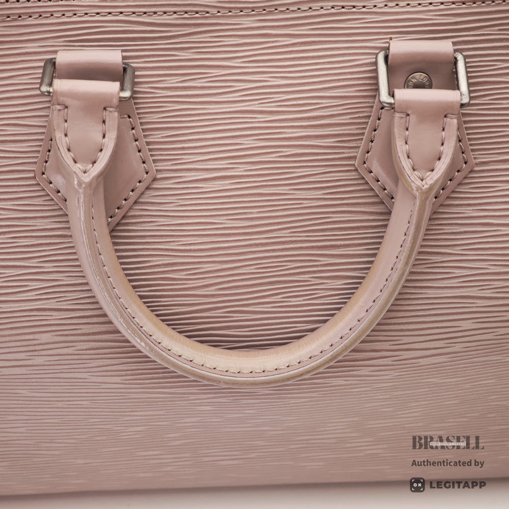 LOUIS VUITTON Speedy 25 Epi Leather Lilac Hand Bag 【ImportFeeFREE】