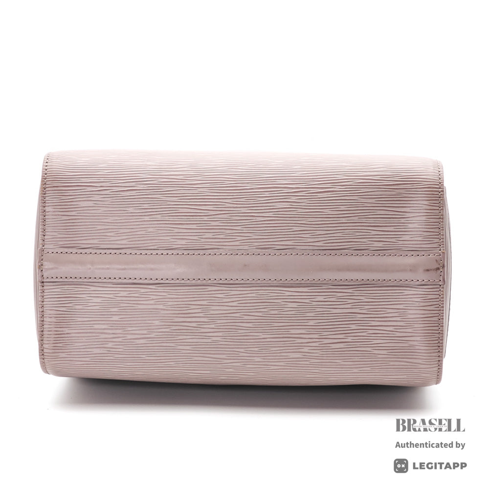 LOUIS VUITTON Speedy 25 Epi Leather Lilac Hand Bag 【ImportFeeFREE】