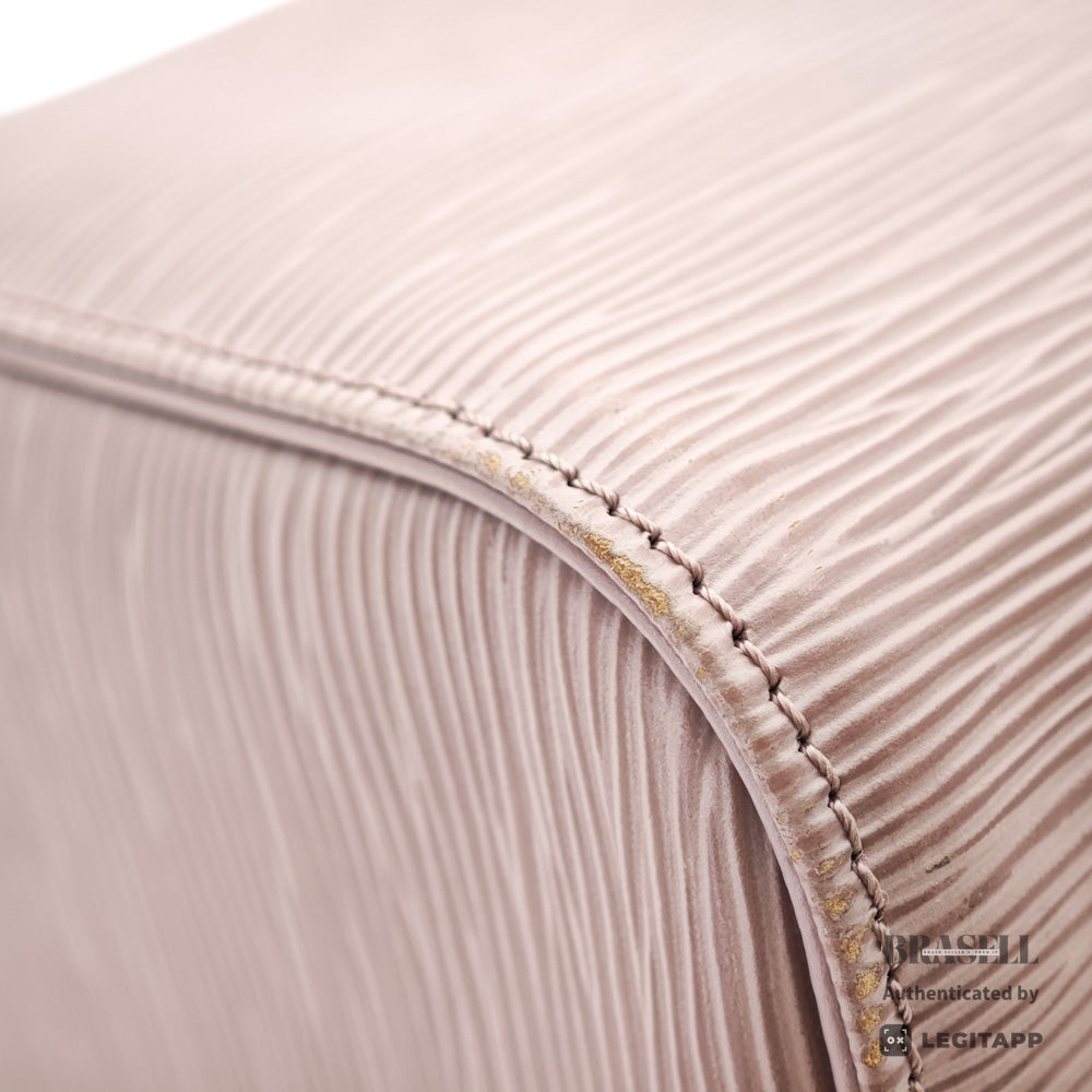 LOUIS VUITTON Speedy 25 Epi Leather Lilac Hand Bag 【ImportFeeFREE】