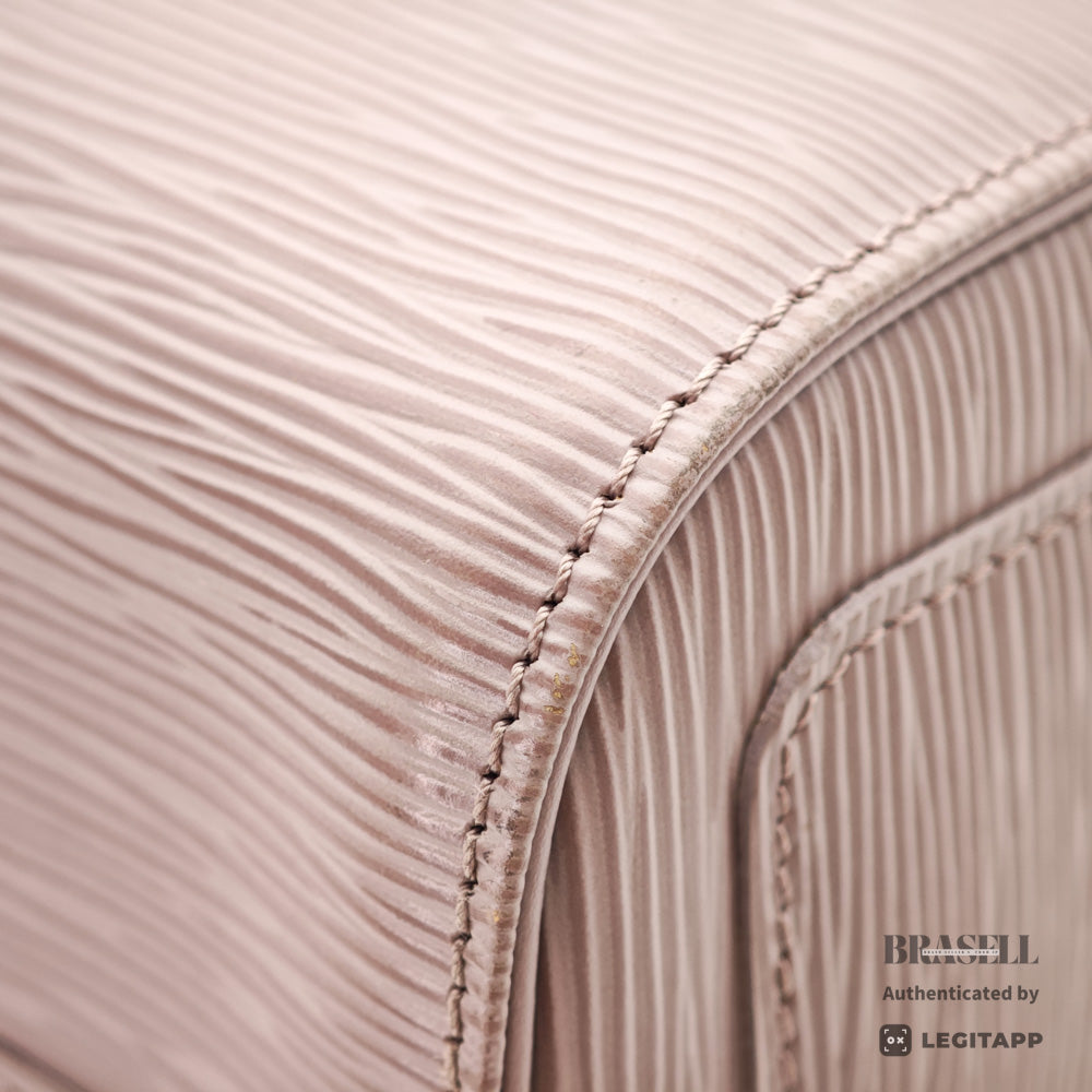 LOUIS VUITTON Speedy 25 Epi Leather Lilac Hand Bag 【ImportFeeFREE】