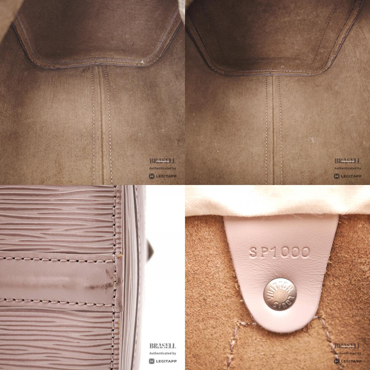 LOUIS VUITTON Speedy 25 Epi Leather Lilac Hand Bag 【ImportFeeFREE】