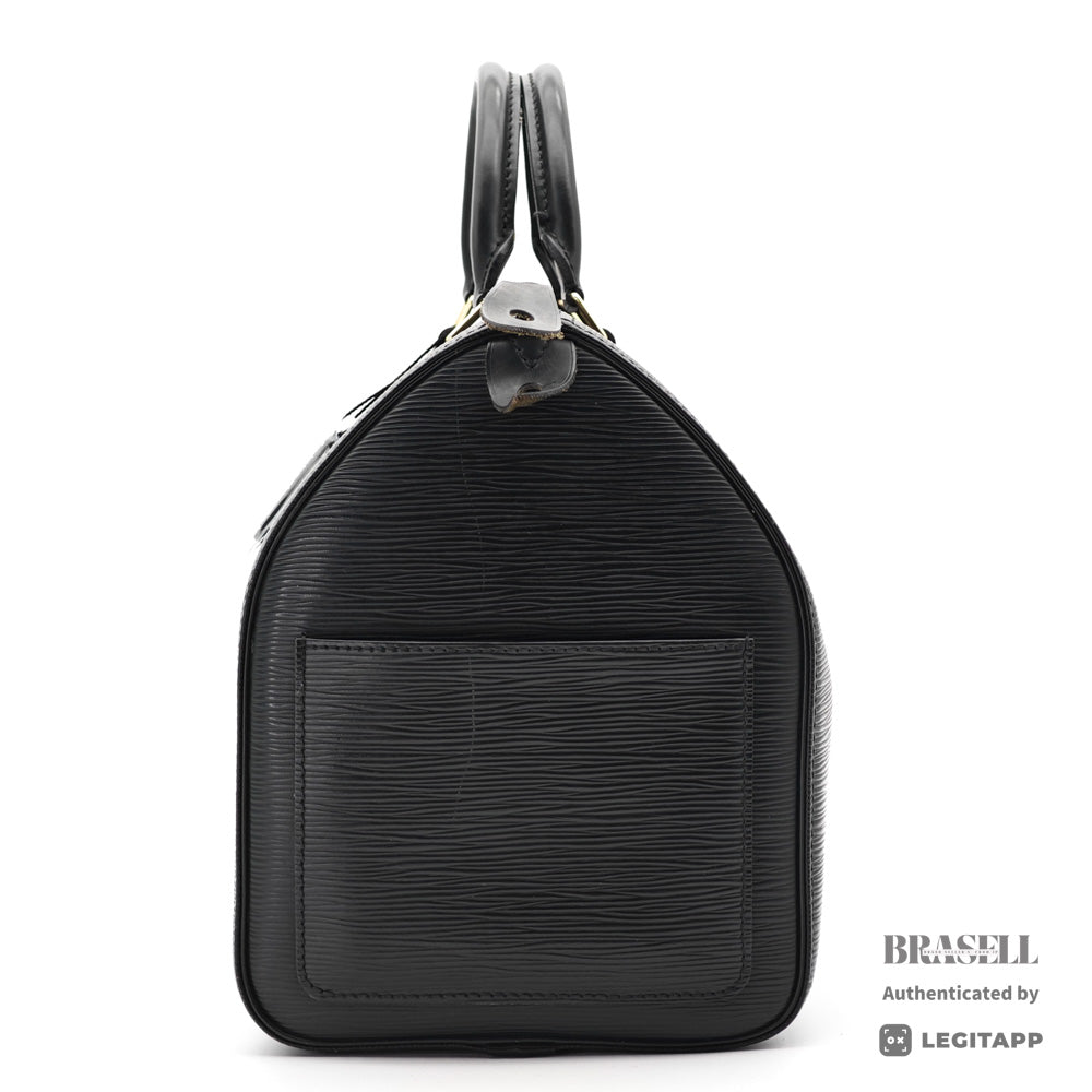 LOUIS VUITTON Speedy 35 Epi Leather Black Hand Bag 【ImportFeeFREE】