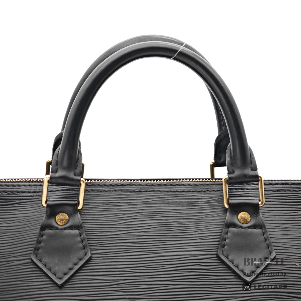 LOUIS VUITTON Speedy 35 Epi Leather Black Hand Bag 【ImportFeeFREE】