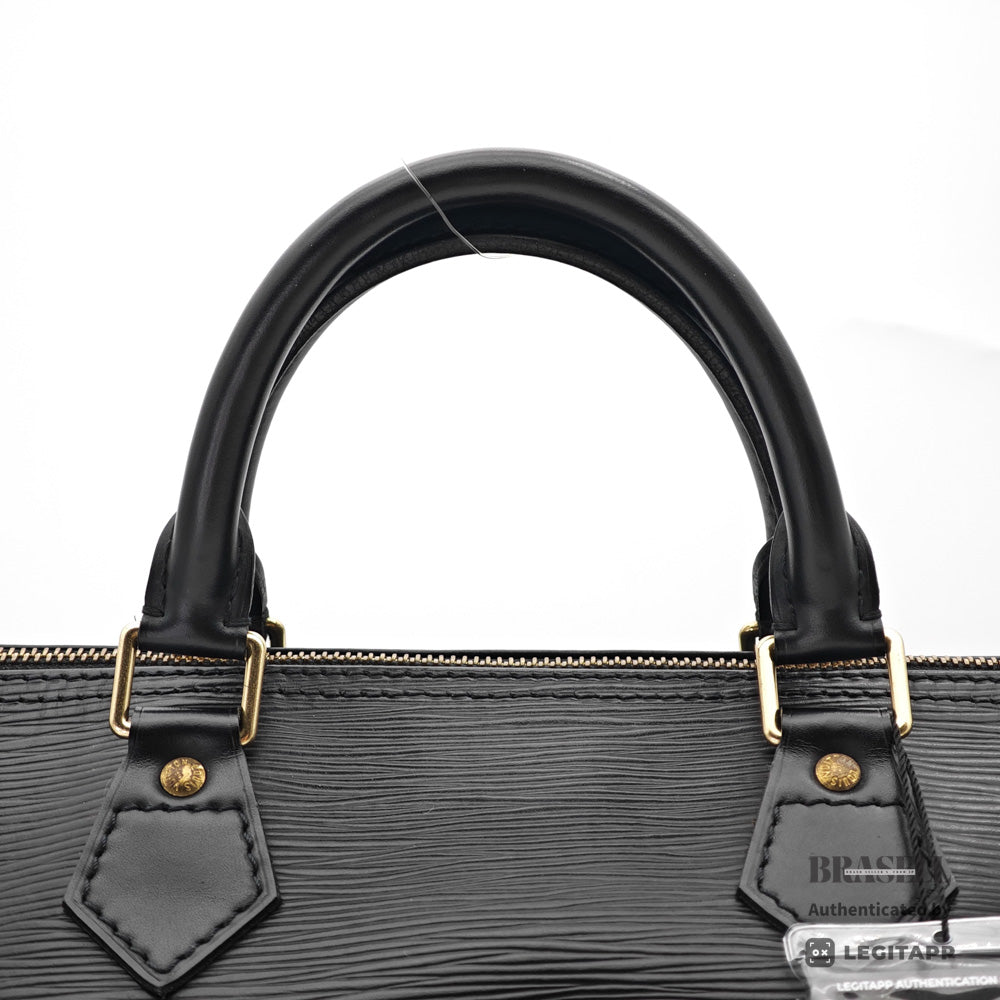 LOUIS VUITTON Speedy 35 Epi Leather Black Hand Bag 【ImportFeeFREE】