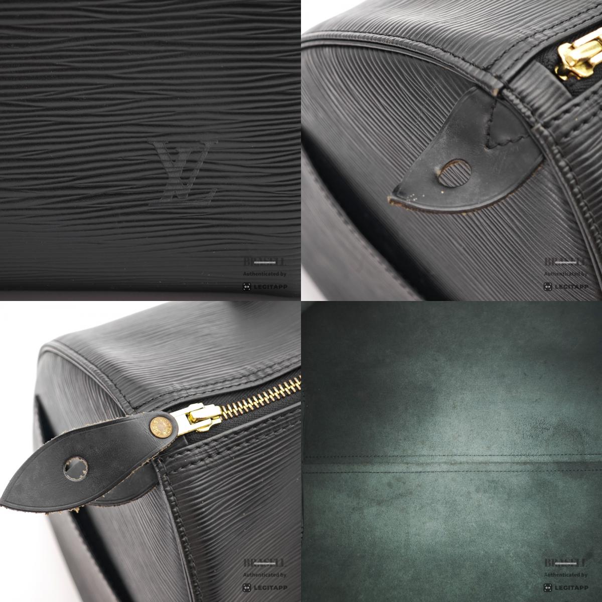 LOUIS VUITTON Speedy 35 Epi Leather Black Hand Bag 【ImportFeeFREE】