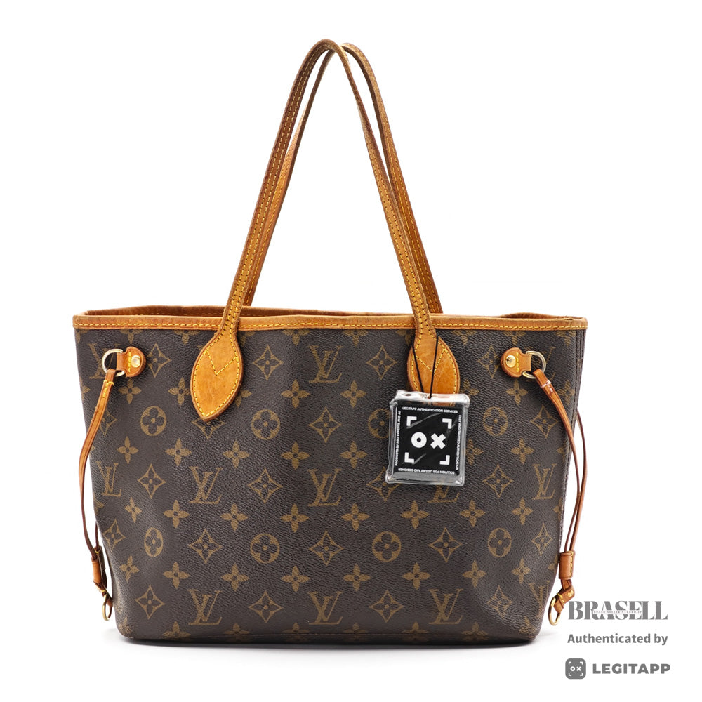 LOUIS VUITTON Neverfull PM Monogram Canvas Brown Tote Bag【ImportFeeFREE】