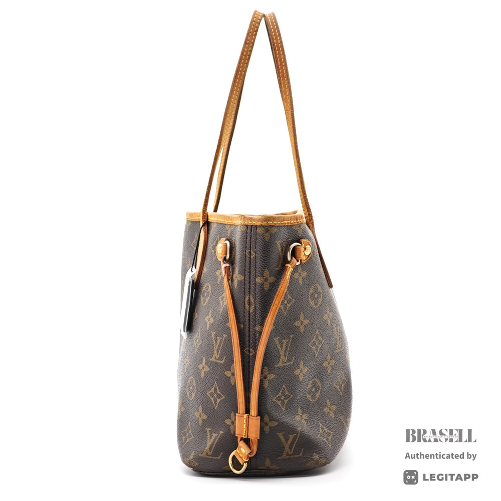 LOUIS VUITTON Neverfull PM Monogram Canvas Brown Tote Bag【ImportFeeFREE】
