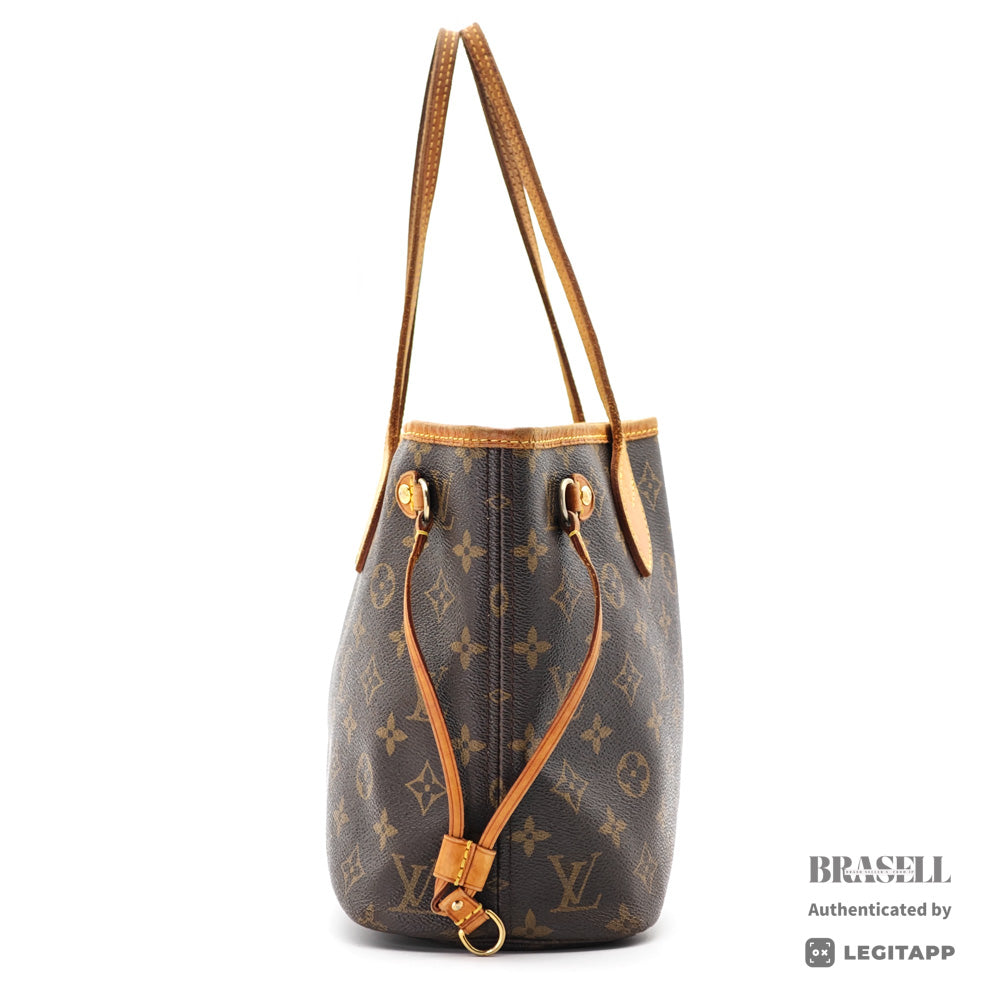 LOUIS VUITTON Neverfull PM Monogram Canvas Brown Tote Bag【ImportFeeFREE】