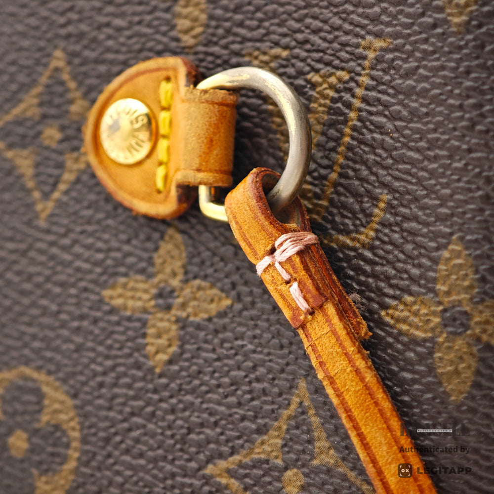 LOUIS VUITTON Neverfull PM Monogram Canvas Brown Tote Bag【ImportFeeFREE】